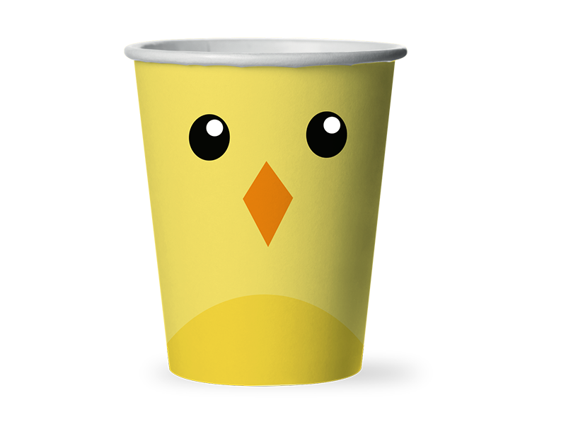 Easter Disposable Paper Cups - 12 Pack Easter Disposable Paper Cups - 12 Pack