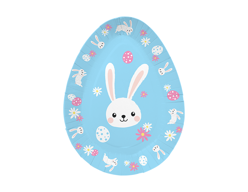Easter Disposable Shaped Plates - 6 Pack Easter Disposable Shaped Plates - 6 Pack