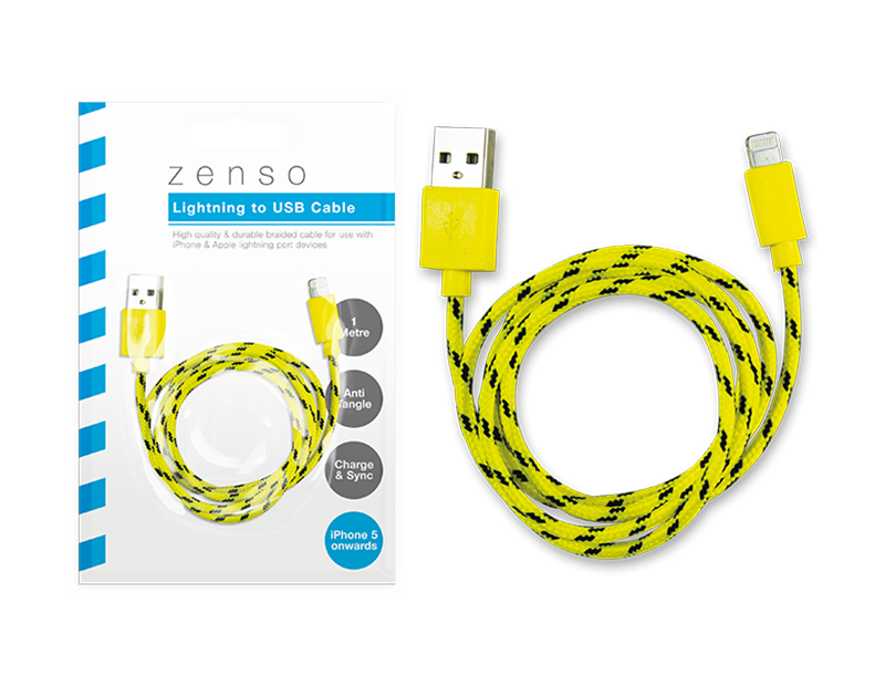 iPhone Braided USB Cable 1m iPhone Braided USB Cable 1m