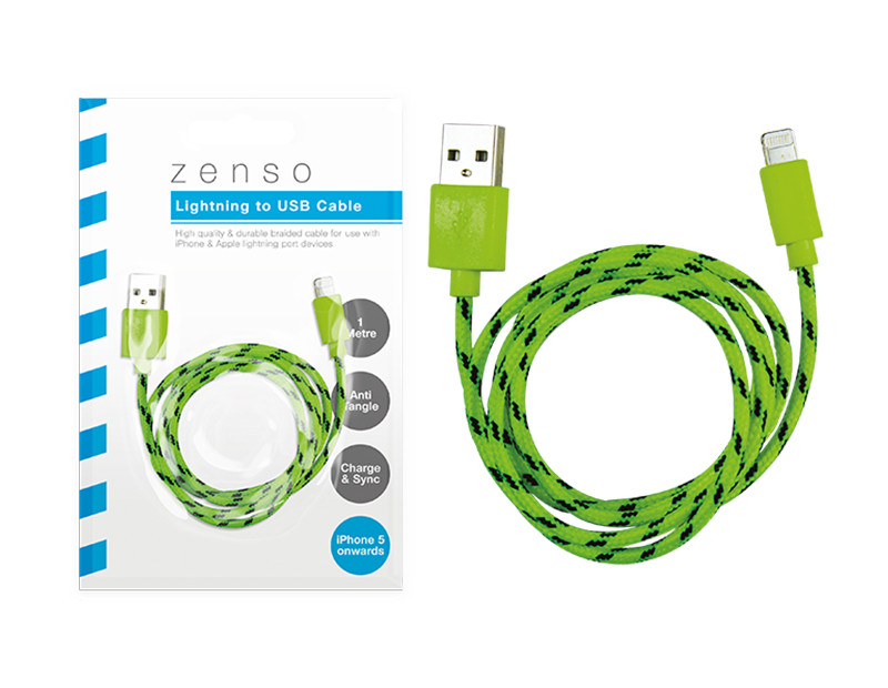 iPhone Braided USB Cable 1m iPhone Braided USB Cable 1m