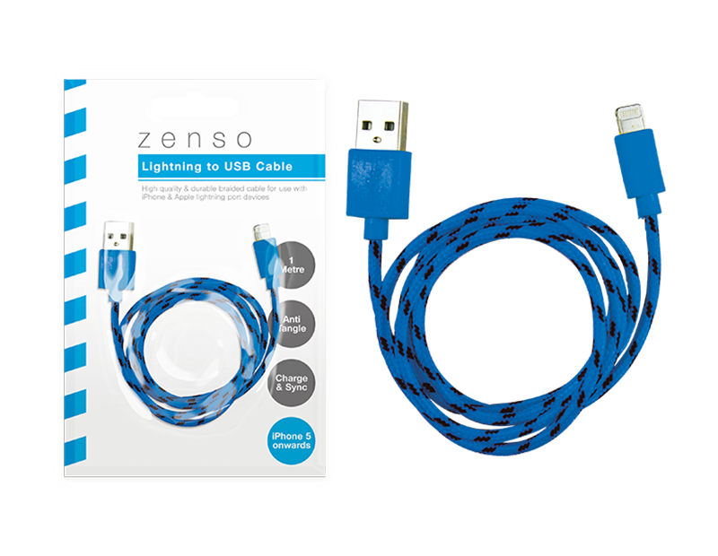 iPhone Braided USB Cable 1m iPhone Braided USB Cable 1m