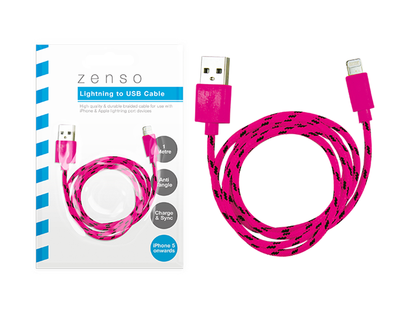 iPhone Braided USB Cable 1m iPhone Braided USB Cable 1m