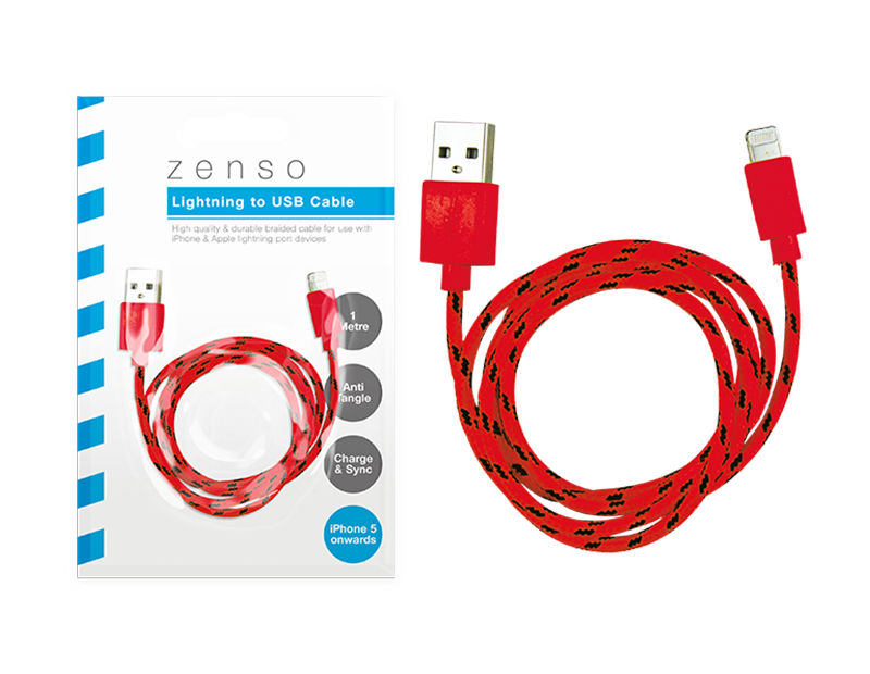 iPhone Braided USB Cable 1m iPhone Braided USB Cable 1m