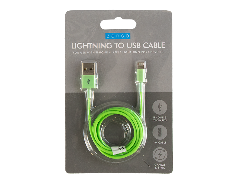 Coloured iPhone USB Cable 1m Coloured iPhone USB Cable 1m