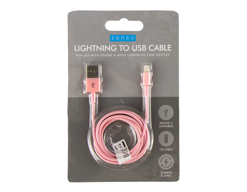 Coloured iPhone USB Cable 1m Coloured iPhone USB Cable 1m