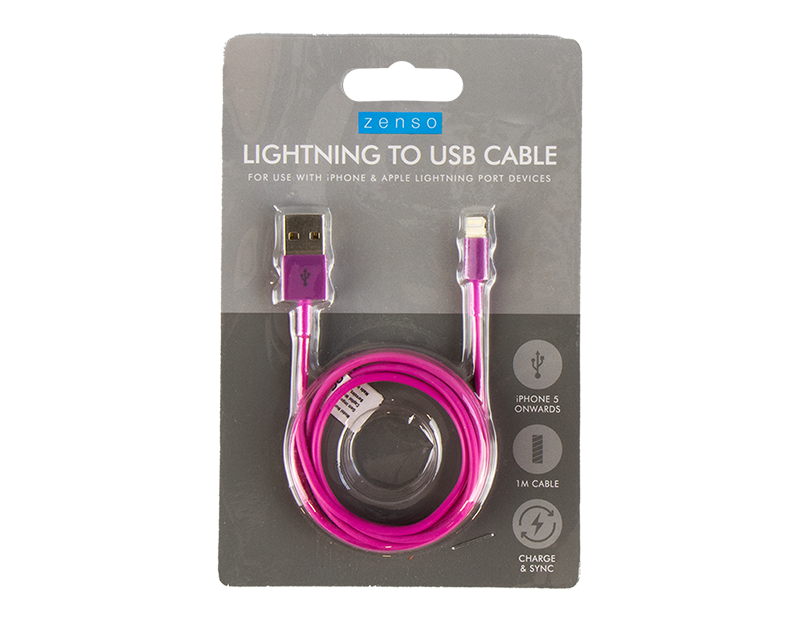 Coloured iPhone USB Cable 1m Coloured iPhone USB Cable 1m