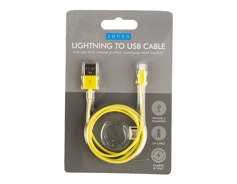 Coloured iPhone USB Cable 1m Coloured iPhone USB Cable 1m