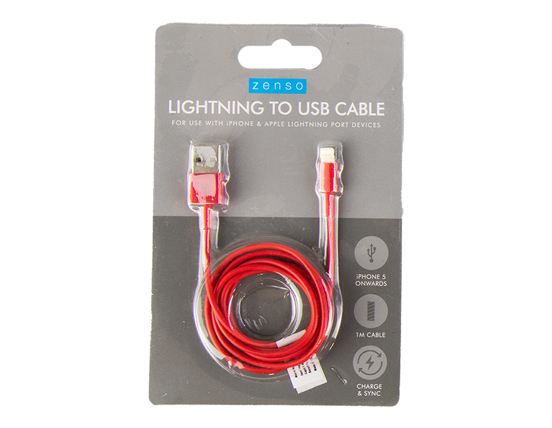 Coloured iPhone USB Cable 1m Coloured iPhone USB Cable 1m