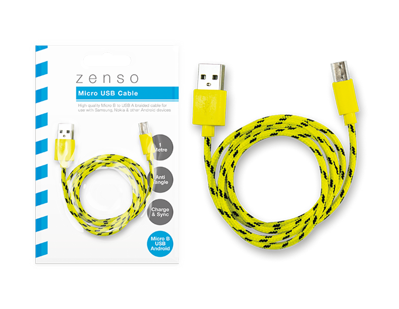 Micro Braided USB Cable 1m Micro Braided USB Cable 1m
