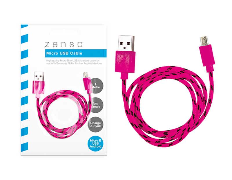 Micro Braided USB Cable 1m Micro Braided USB Cable 1m