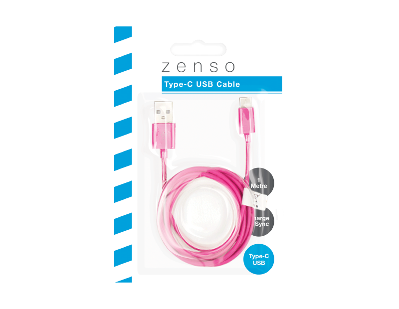 Coloured USB Cable Type C 1m Coloured USB Cable Type C 1m
