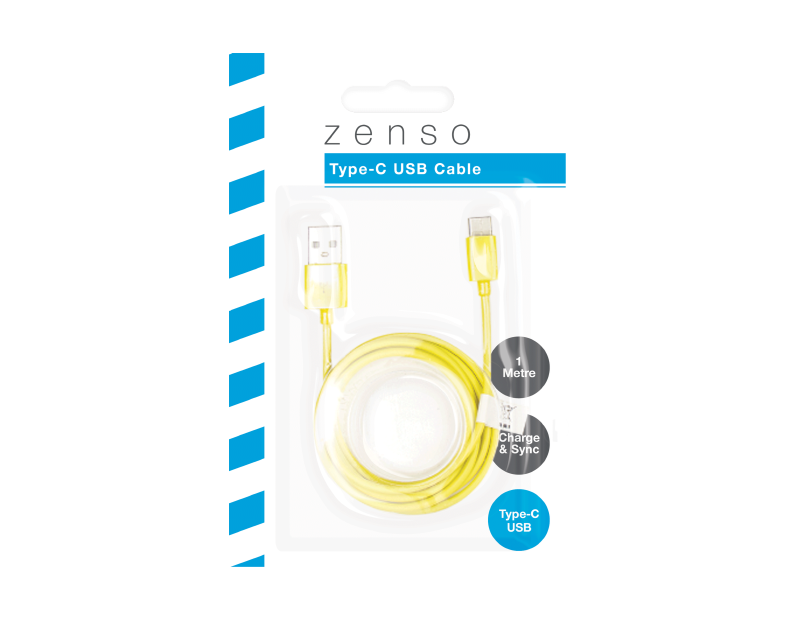 Coloured USB Cable Type C 1m Coloured USB Cable Type C 1m