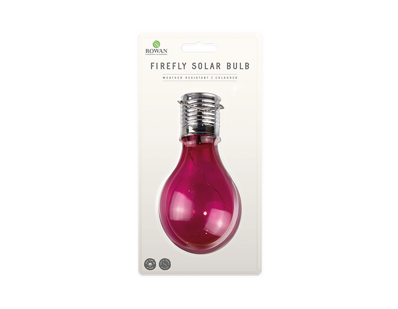 Garden Solar LED Coloured Bulb Garden Solar LED Coloured Bulb