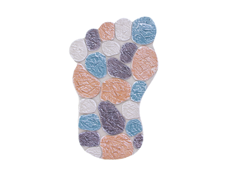 Mosaic Foot Stepping Stone Mosaic Foot Stepping Stone