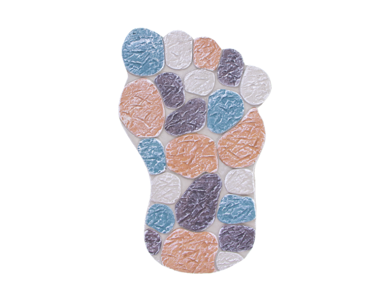 Mosaic Foot Stepping Stone Mosaic Foot Stepping Stone