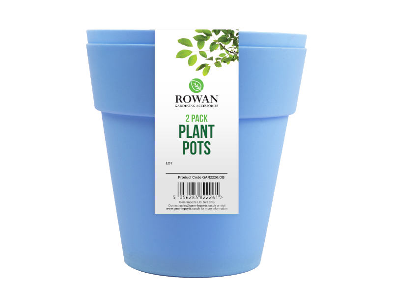 Plant Pots 15cm - 2 Pack Plant Pots 15cm