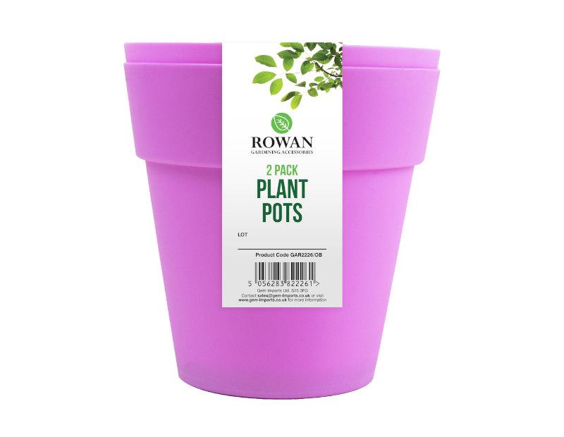 Plant Pots 15cm - 2 Pack Plant Pots 15cm