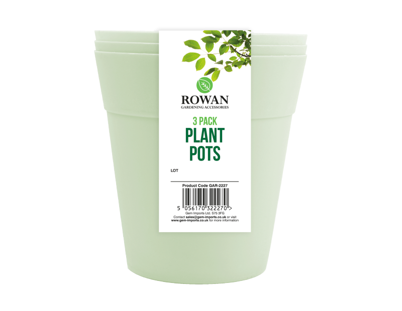 Plant Pots 13cm - 3 Pack Plant Pots 13cm - 3 Pack