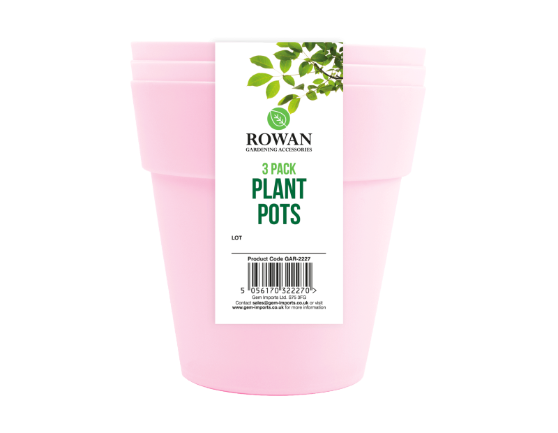 Plant Pots 13cm - 3 Pack Plant Pots 13cm - 3 Pack