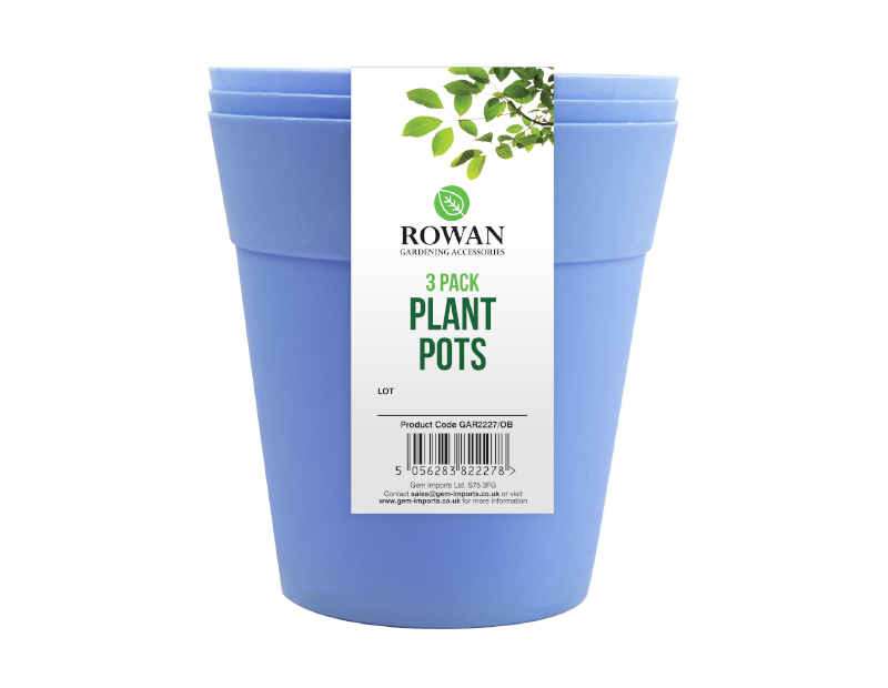 Plant Pots 13cm - 3 Pack Plant Pots 13cm