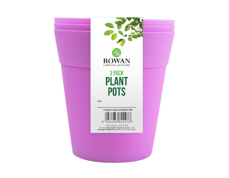 Plant Pots 13cm - 3 Pack Plant Pots 13cm