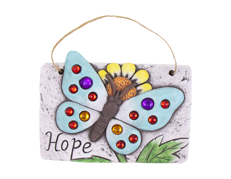 Hanging Plaque With PDQ Citronella Tealight Candles