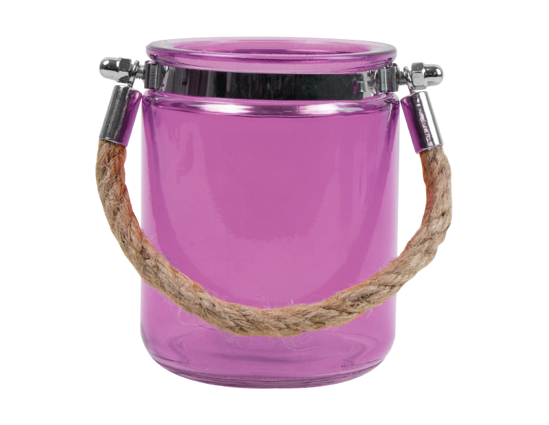 Pastel Coloured Glass Candle Holder Pastel Coloured Glass Candle Holder