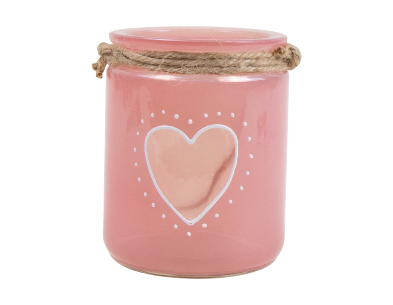 Heart Glass Candle Holder Heart Glass Candle Holder