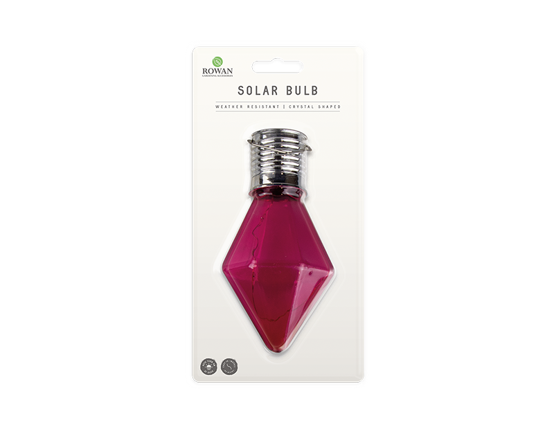 Solar Crystal Shaped Bulb Light Solar Crystal Shaped Bulb Light