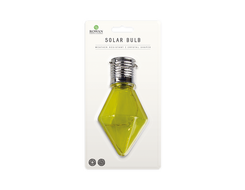 Solar Crystal Shaped Bulb Light Solar Crystal Shaped Bulb Light