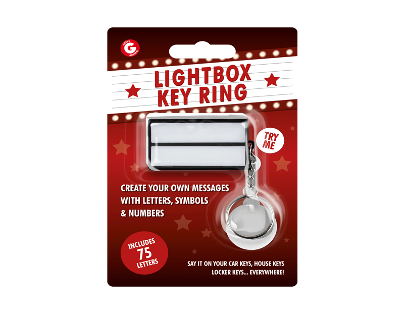 Light Box Keyring With PDQ Light Box Keyring With PDQ
