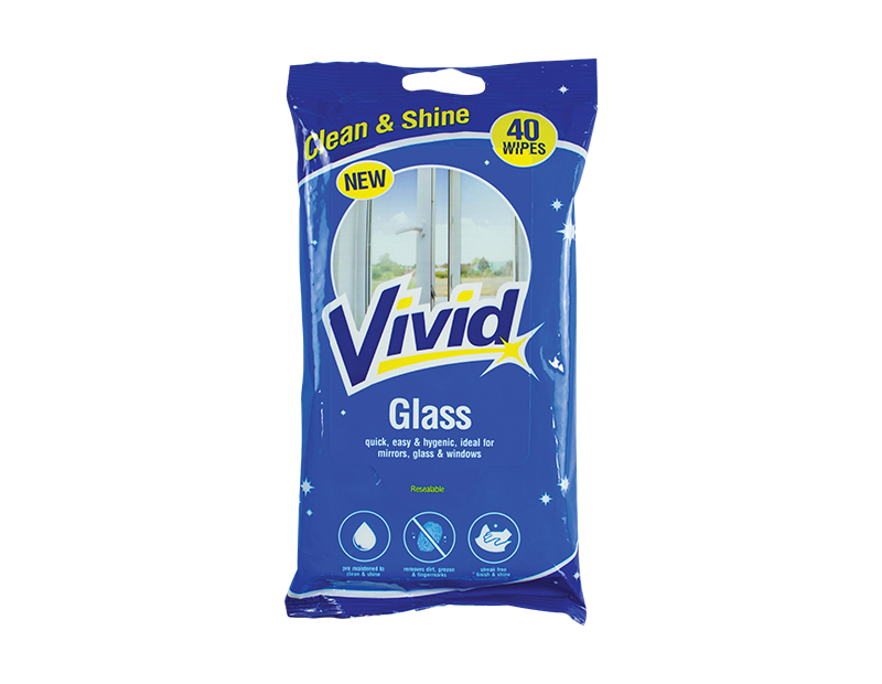 Glass Wipes - 40 Pack Glass Wipes - 40 Pack