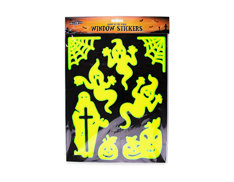 Glow In The Dark Halloween Window Stickers Glow In The Dark Halloween Window Stickers
