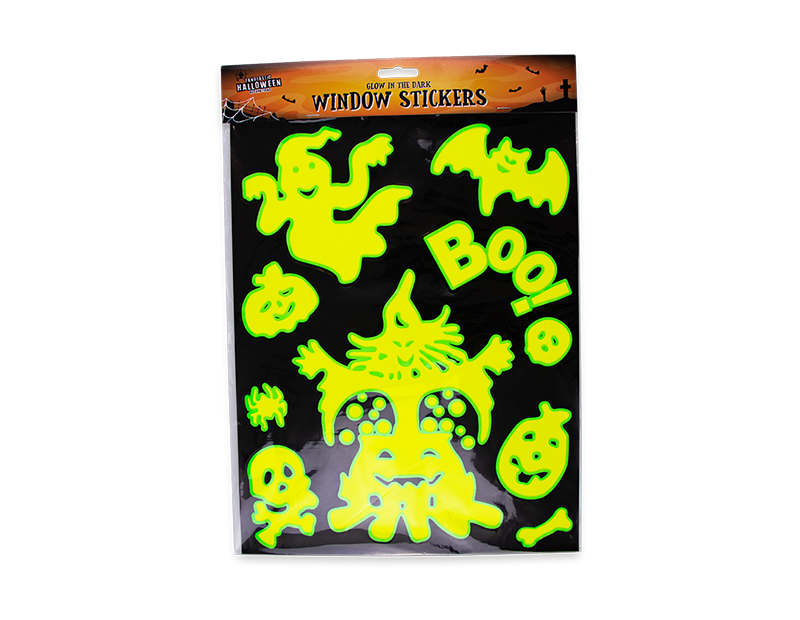 Glow In The Dark Halloween Window Stickers Glow In The Dark Halloween Window Stickers