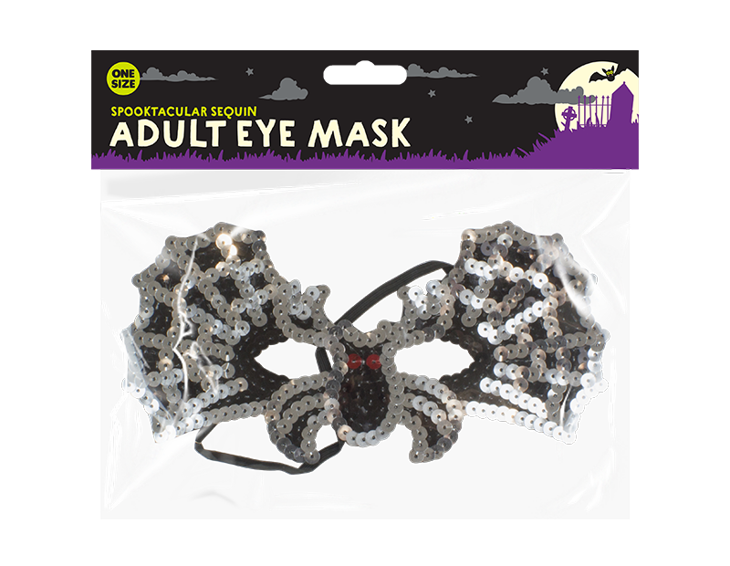 Sequinned Halloween Eye Mask Sequinned Halloween Eye Mask