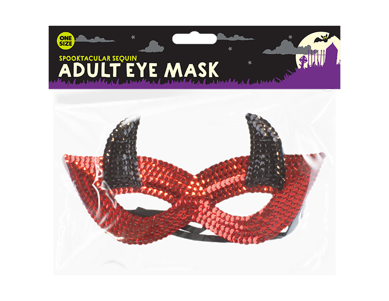 Sequinned Halloween Eye Mask Sequinned Halloween Eye Mask