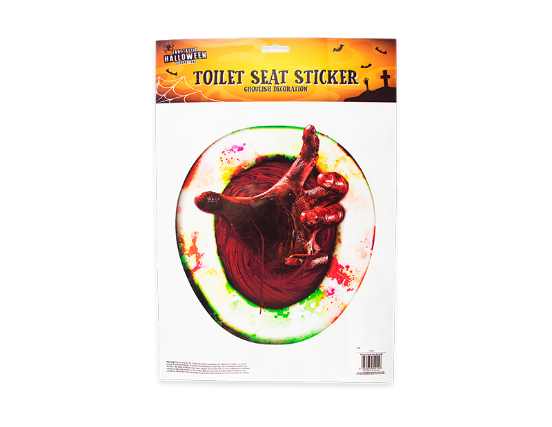 Halloween Toilet Seat Sticker Halloween Toilet Seat Sticker