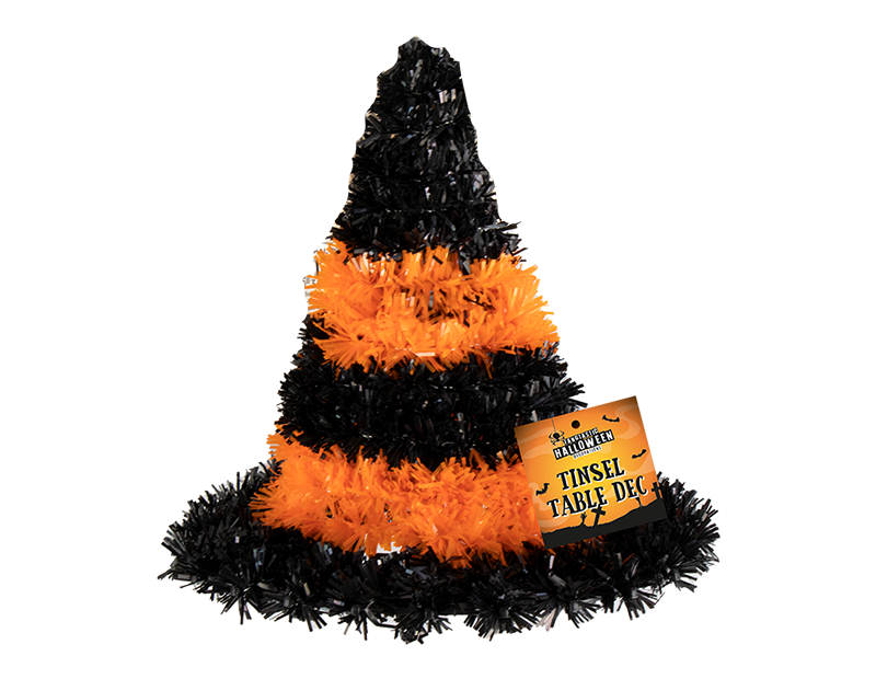 Halloween Tinsel Table Decoration Halloween Tinsel Table Decoration