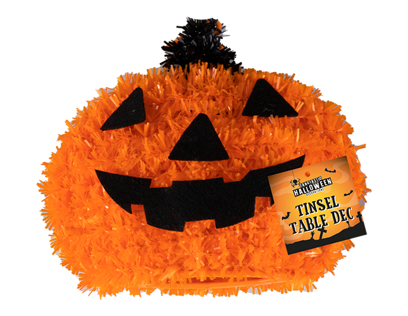 Halloween Tinsel Table Decoration Halloween Tinsel Table Decoration