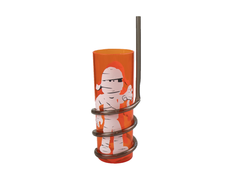 Halloween Spiral Straw Tumbler Halloween Spiral Straw Tumbler