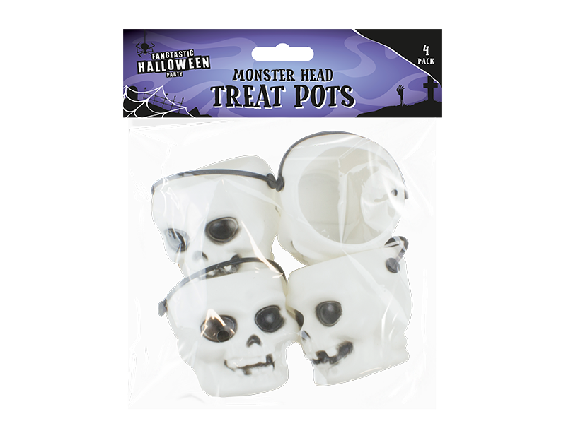 Halloween Treat Pots - 4 Pack Halloween Treat Pots - 4 Pack