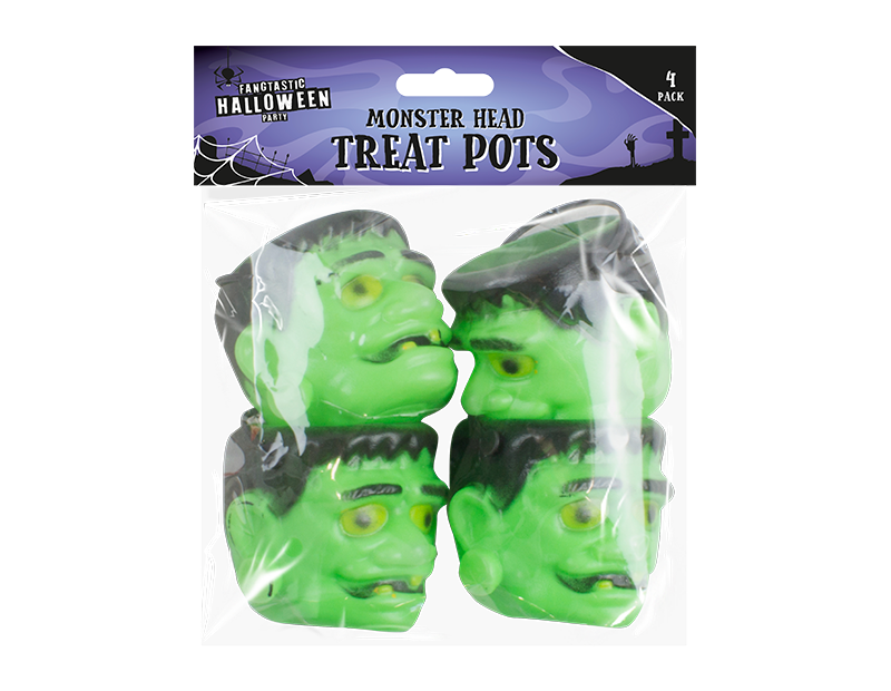 Halloween Treat Pots - 4 Pack Halloween Treat Pots - 4 Pack