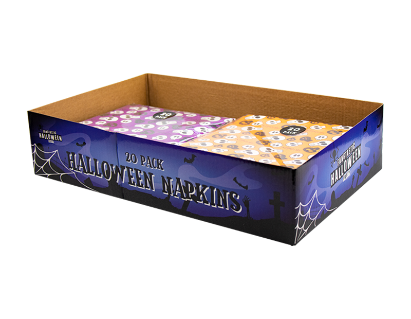 Halloween 3 Ply Napkins - 20 Pack (With PDQ) Halloween 3 Ply Napkins - 20 Pack (With PDQ)