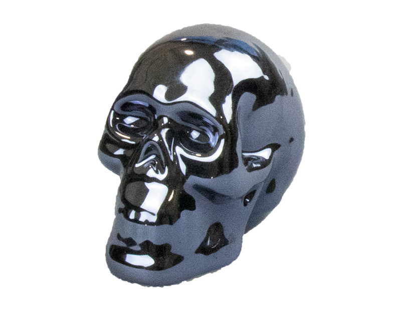 Glazed Skull Ornament Glazed Skull Ornament