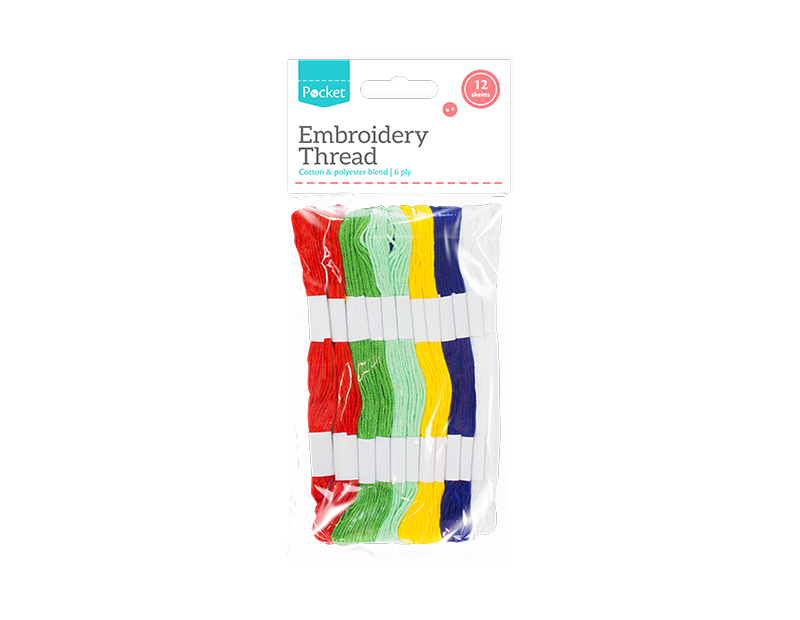 Embroidery Thread - 12 Skeins Embroidery Thread - 12 Skeins