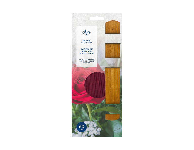 Incense Sticks & Holder - 60 Pack Incense Sticks & Holder - 60 Pack