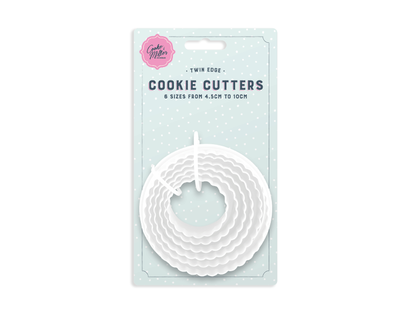 Twin Edge Cookie Cutters - 6 Pack Twin Edge Cookie Cutters - 6 Pack