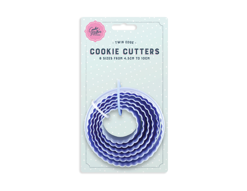 Twin Edge Cookie Cutters - 6 Pack Twin Edge Cookie Cutters - 6 Pack