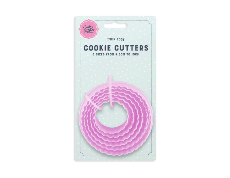 Twin Edge Cookie Cutters - 6 Pack Twin Edge Cookie Cutters - 6 Pack