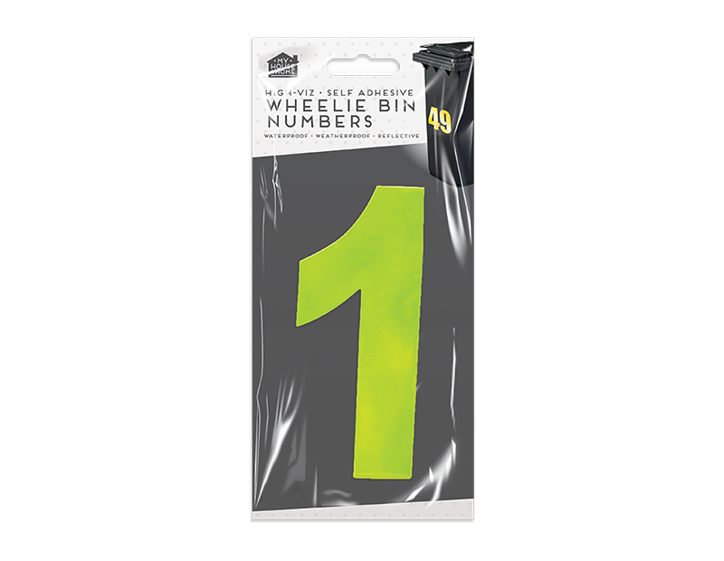 Wheelie Bin Number Stickers Wheelie Bin Number Stickers